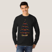 Xmas Holiday   Santa Schipperke Dog Christmas Tree Tシャツ (正面フル)