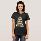Xmas Holiday  Santa Westie Dog Christmas Tree Tシャツ (正面フル)