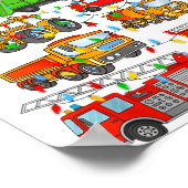 Xmas Light Christmas Tree, Funny Xmas Boys Kids To ポスター (角)