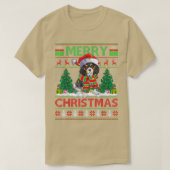 Xmas Lighting Ugly Cavalier King Charles Spaniel C Tシャツ (デザイン正面)