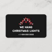 💡 Xmas Lights Installation 名刺 (正面)