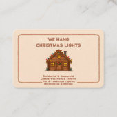 ❄️🤶 Xmas Lights Installation QR 名刺 (正面)