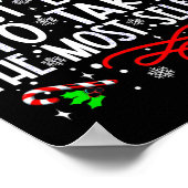 Xmas Most Likely To Take The Most Selfies Matching ポスター (角)