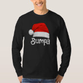 Xmas Pajama Group Matching Bumpa Christmas Hat Tシャツ (正面)