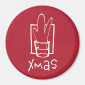 Xmas Party マグネット (正面)