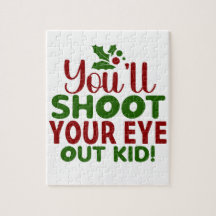 Xmas Puzzle-You'll Shoot Your Eye Out Kid