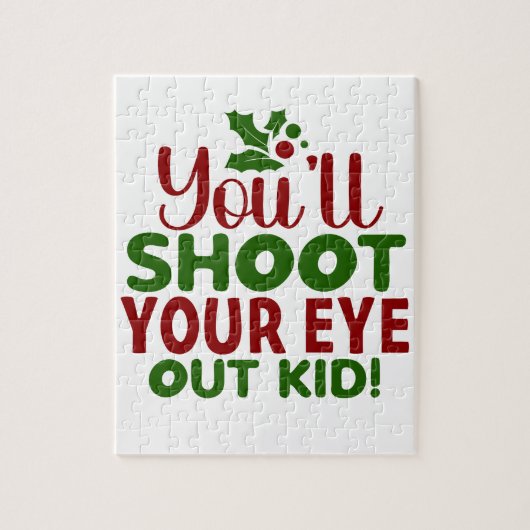 Xmas Puzzle-You'll Shoot Your Eye Out Kid ジグソーパズル (縦)