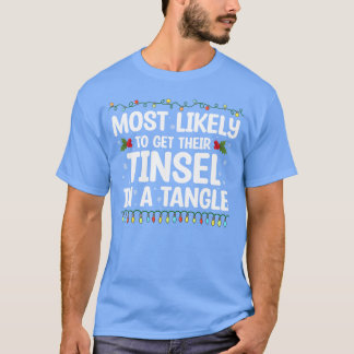Xmas Quote Funny Christmas Quote Santa Claus frien Tシャツ