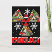 Xmas Radiology Christmas Radiologist Xray Tech Cut カード (正面)
