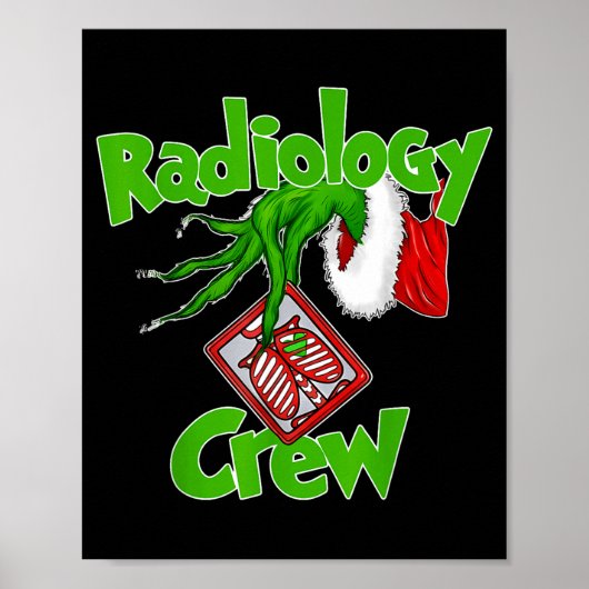 Xmas Radiology Christmas Radiologist Xray Tech Fun ポスター (正面)