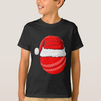 Xmas Santa Hat Christmas Cricket  Tシャツ