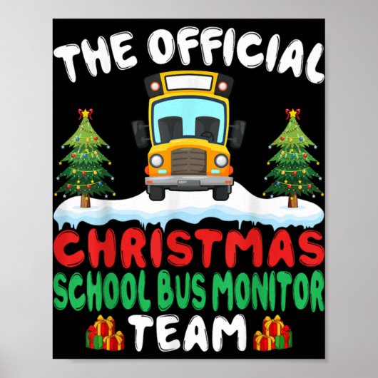 Xmas School Bus Monitor Team School Bus Monitor  ポスター (正面)