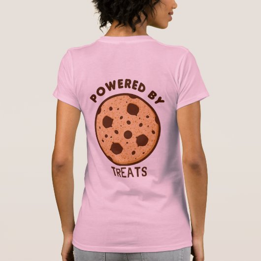 XMAS Snack Squad Leader Powered by Treats  Tシャツ (裏面)