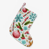 Xmas socks スモールクリスマスストッキング (正面 (吊り時))