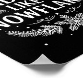 Xmas Themed Spread Kindness Like Snowflakes Merry ポスター (角)