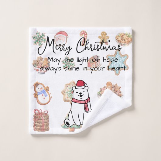 XMAS TOWEL SET バスタオルセット (ウォッシュタオル)