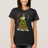 Xmas Tree Decorations Lights Santa Seagull Bird Ch Tシャツ (正面)