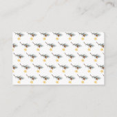 X'mas Tree Tractor Bear Diaper Raffle Baby Shower エンクロージャーカード (裏面)