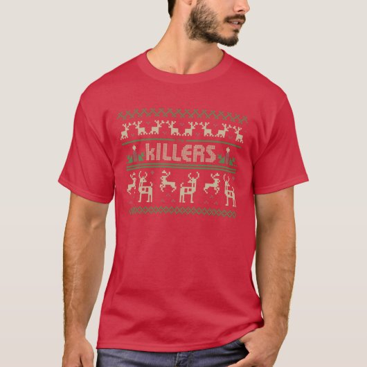 Xmas Ugly Sweater The Killers Tシャツ (正面)