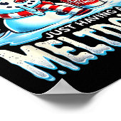 Xmas Winter Everything’s Fine Just Having A Meltdo ポスター (角)