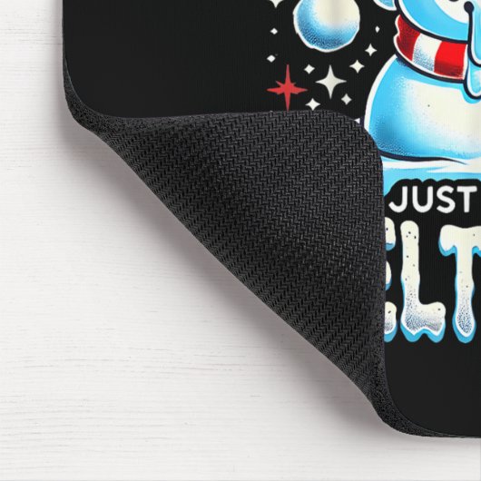 Xmas Winter Everything’s Fine Just Having A Meltdo マウスパッド (コーナー)