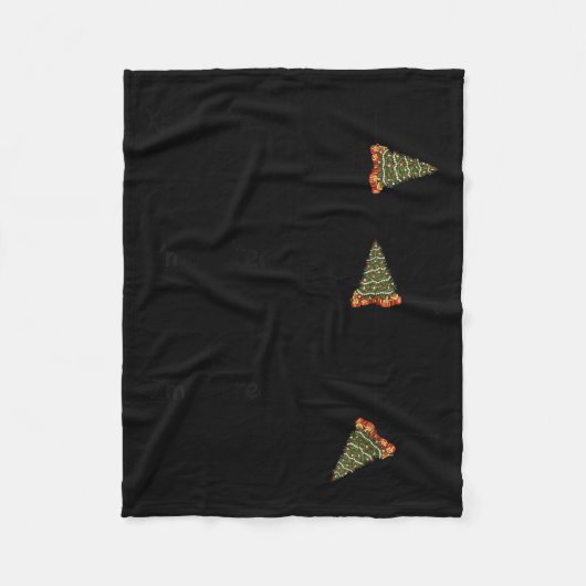 Xmas Ymas Zmas Tree Math Nerd Christmas  フリースブランケット (正面)