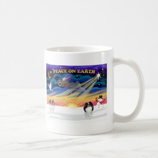 XmasSunrise-Japanese Chin コーヒーマグカップ (右)
