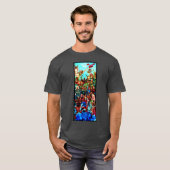 XMen+アッセンブル 面白い女の子 Tシャツ (正面フル)