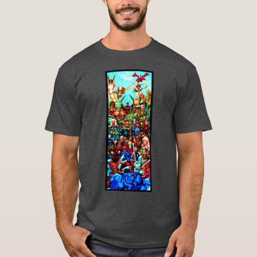 XMen+アッセンブル 面白い女の子 Tシャツ (正面)