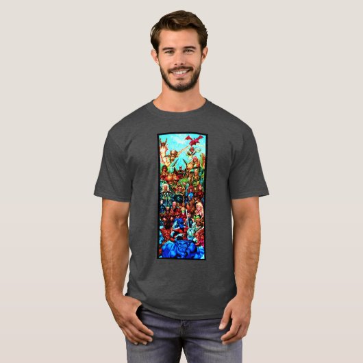 XMen Assemble funny girl Tシャツ (正面フル)