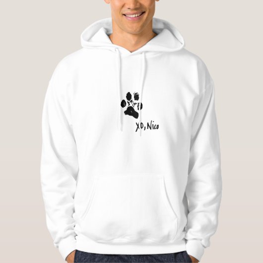 XOのニコのフード付きスウェットシャツ パーカ (正面)