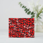 XOのモザイク ポストカード (スタンド正面)