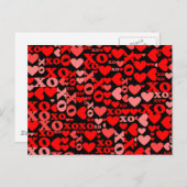 XOのモザイク ポストカード (正面/裏面)