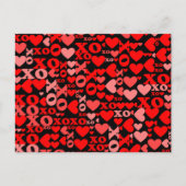 XOのモザイク ポストカード (正面)