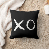 XOの白黒枕 クッション (ブランケット)
