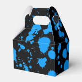 XOグラフィティアートブラック&ブルー90s(ばちゃばちゃ)跳ねる絵を描 フェイバーボックス (裏面サイド)