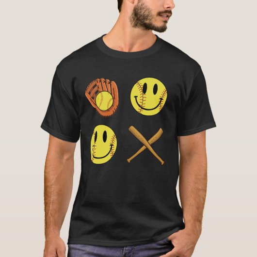 XOソフトボール.png Tシャツ (正面)
