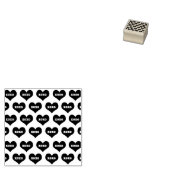 XOハートスタンパ ラバースタンプ (押印)