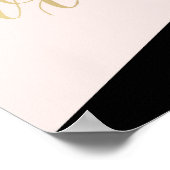 XOピンクアートプリント ポスター (角)