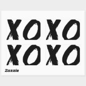 XOブラシミニマル 長方形シール (シート)