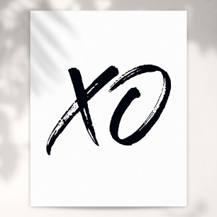 XO スクリプト ラブ アンド ハグス ポスター