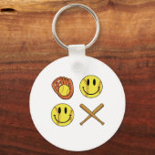 XO ソフトボール.png キーホルダー (正面)