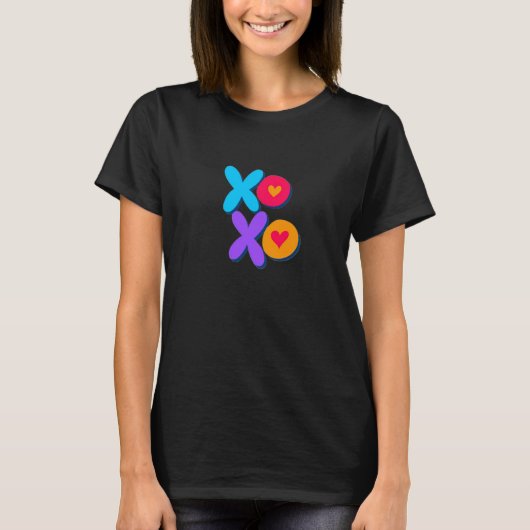 XO ハグとキス Tシャツ (正面)