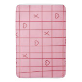 XO Hearts バスマット (正面縦)