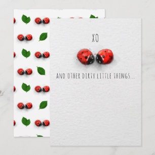 XO HUGSとキスバグVERSION 2 Valentine card サンキューカード