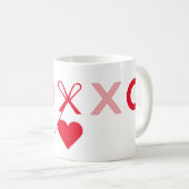 XO XO特❤️別デザイン コーヒーマグカップ (正面右)