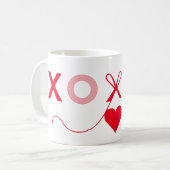 XO XO特❤️別デザイン コーヒーマグカップ (正面左)