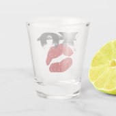 XO XO キスして レトロ ショットグラス / ウェディング パーティー (裏面)