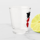 XO XO キスして レトロ ショットグラス / ウェディング パーティー (左)