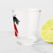 XO XO キスして レトロ ショットグラス / ウェディング パーティー (右)